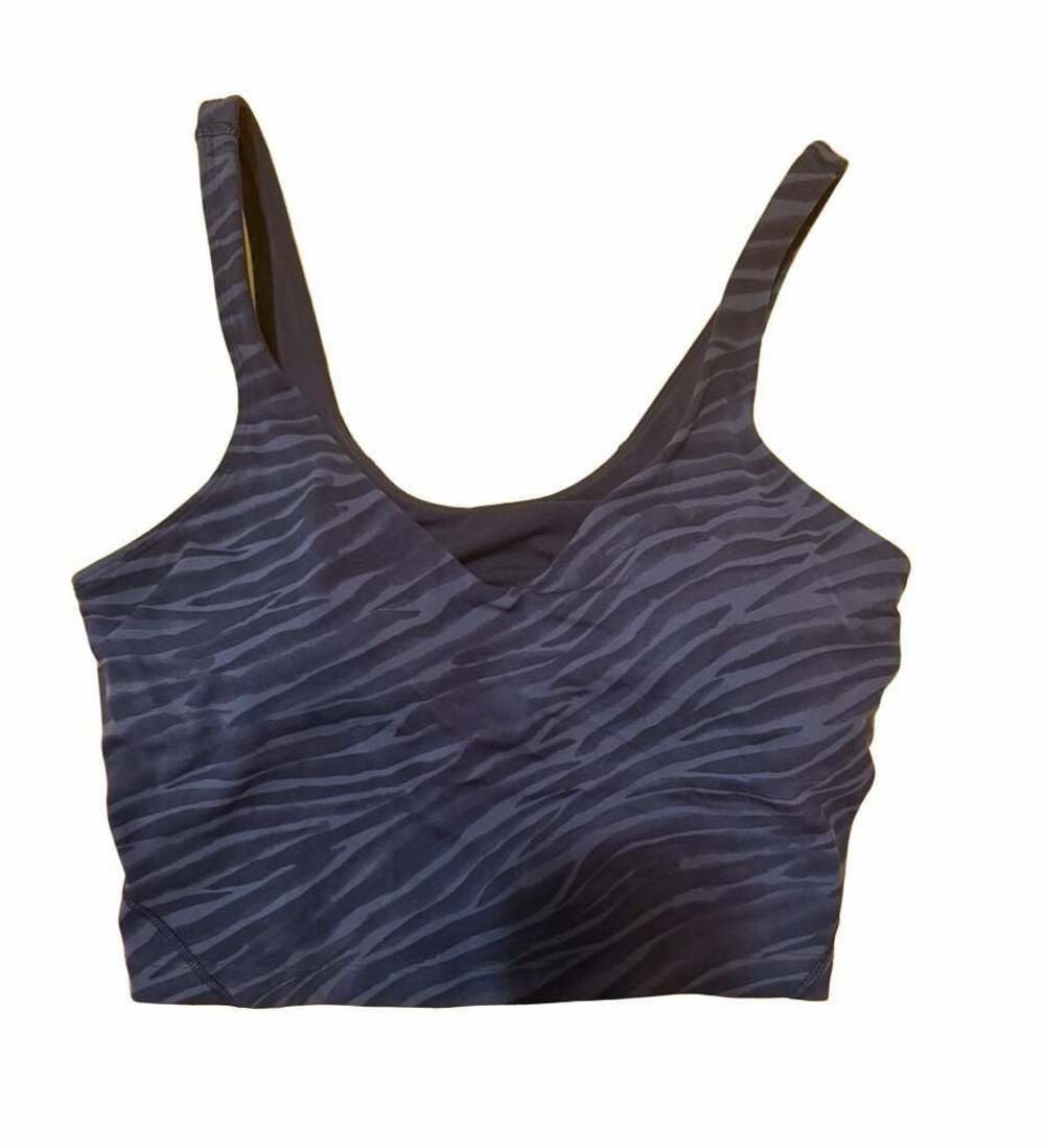 Lululemon Align Tank Le Tigre Camo Deep Coal Multi Black Zebra Print